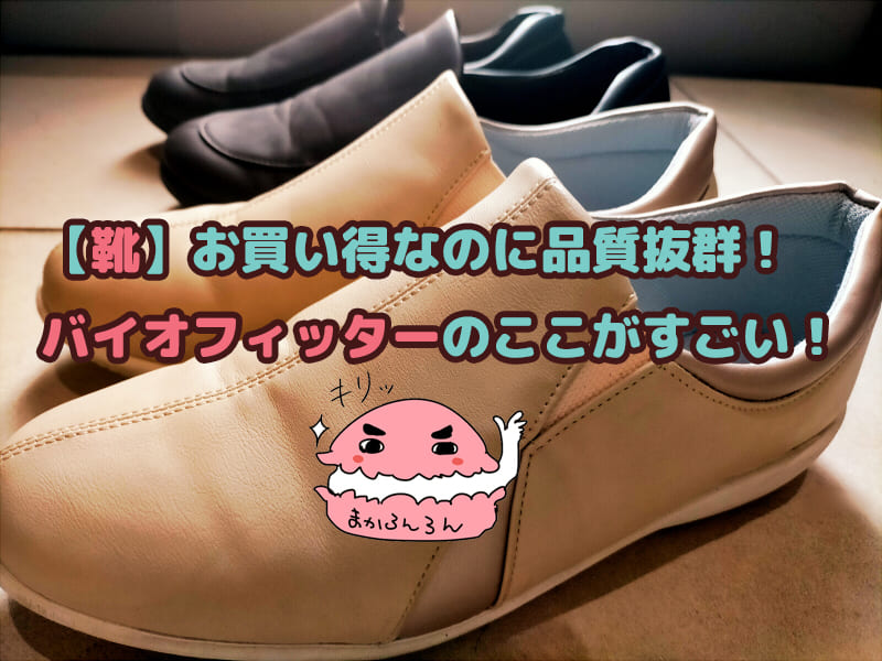 バイオフィッターの紹介用靴画像